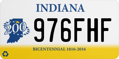 IN license plate 976FHF