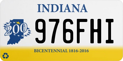 IN license plate 976FHI