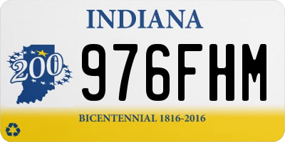 IN license plate 976FHM