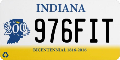 IN license plate 976FIT