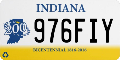 IN license plate 976FIY