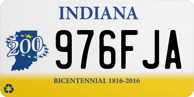 IN license plate 976FJA