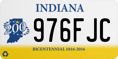 IN license plate 976FJC