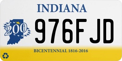 IN license plate 976FJD