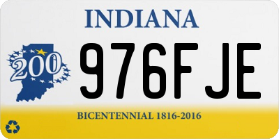 IN license plate 976FJE