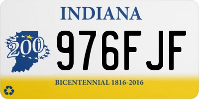 IN license plate 976FJF