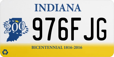 IN license plate 976FJG