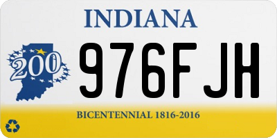 IN license plate 976FJH