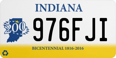 IN license plate 976FJI