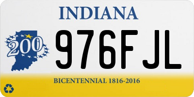 IN license plate 976FJL