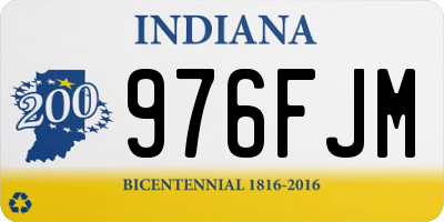 IN license plate 976FJM