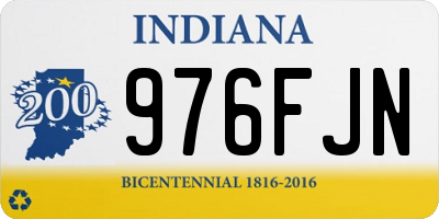 IN license plate 976FJN