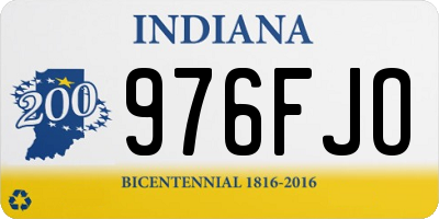 IN license plate 976FJO