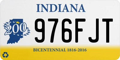 IN license plate 976FJT