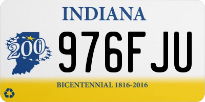 IN license plate 976FJU