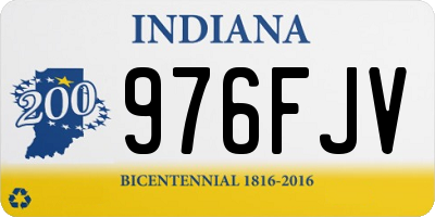 IN license plate 976FJV