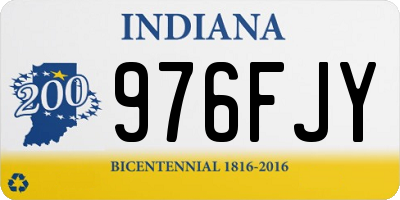 IN license plate 976FJY