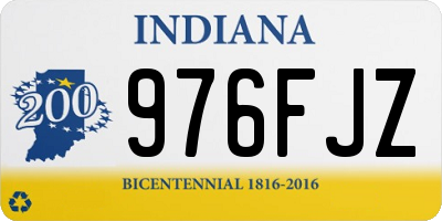 IN license plate 976FJZ
