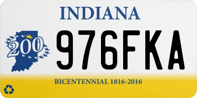 IN license plate 976FKA