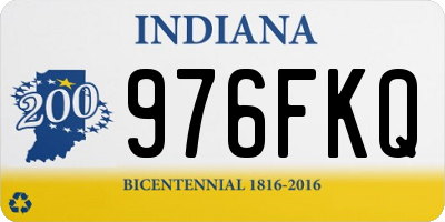 IN license plate 976FKQ
