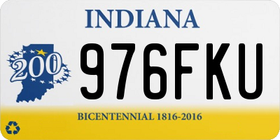 IN license plate 976FKU
