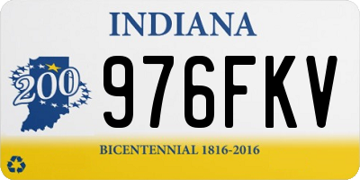 IN license plate 976FKV