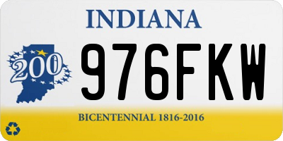 IN license plate 976FKW
