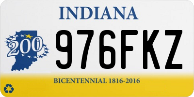 IN license plate 976FKZ