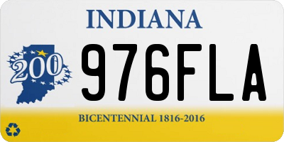 IN license plate 976FLA