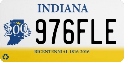 IN license plate 976FLE