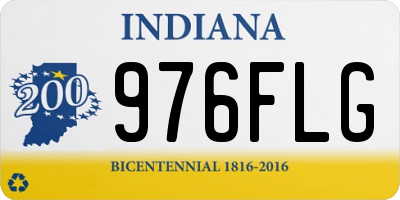 IN license plate 976FLG