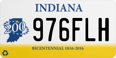 IN license plate 976FLH