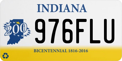 IN license plate 976FLU