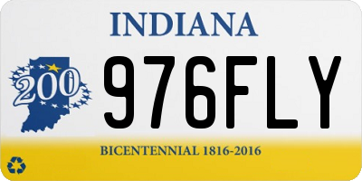 IN license plate 976FLY