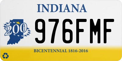 IN license plate 976FMF