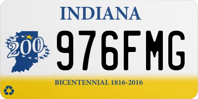 IN license plate 976FMG