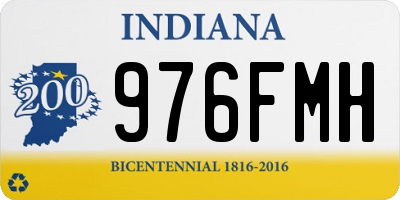 IN license plate 976FMH