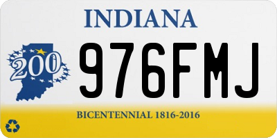 IN license plate 976FMJ
