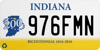 IN license plate 976FMN