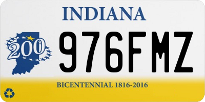 IN license plate 976FMZ