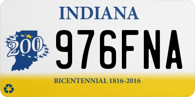 IN license plate 976FNA