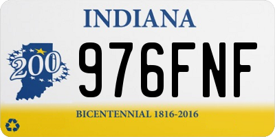 IN license plate 976FNF