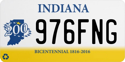 IN license plate 976FNG