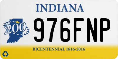 IN license plate 976FNP