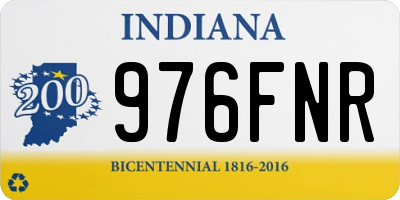 IN license plate 976FNR