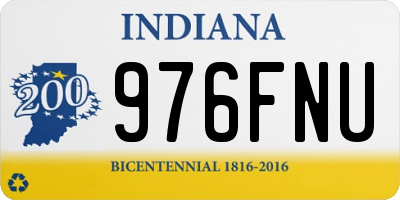 IN license plate 976FNU