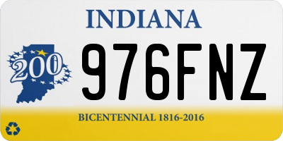 IN license plate 976FNZ