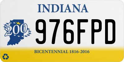 IN license plate 976FPD