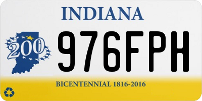 IN license plate 976FPH