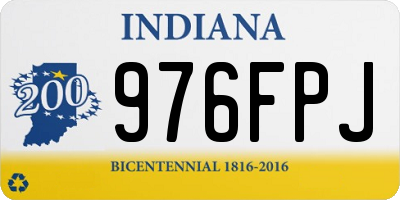 IN license plate 976FPJ